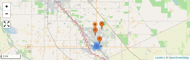 Related schools map