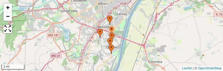 Related schools map