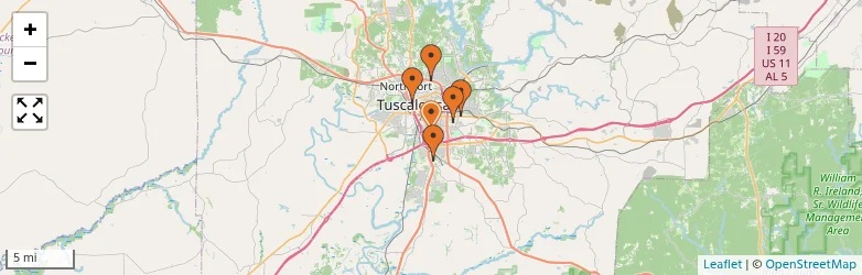 Related schools map
