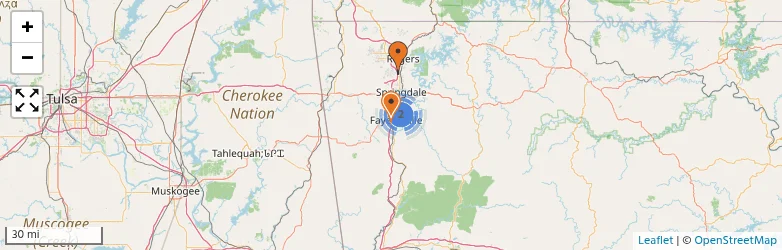 Related schools map