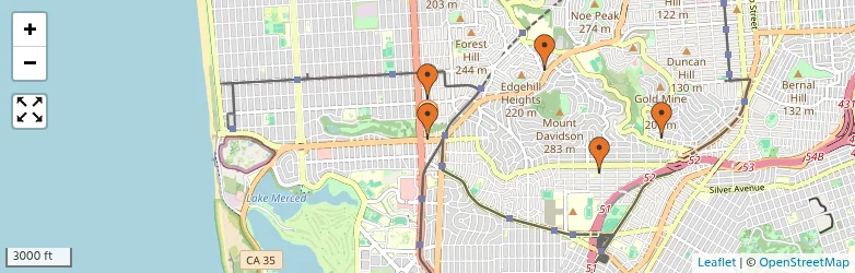Related schools map