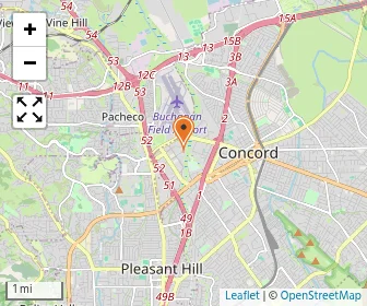 Map of Anova Center For Education - ACE Contra Costa