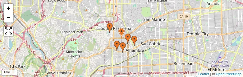 Related schools map