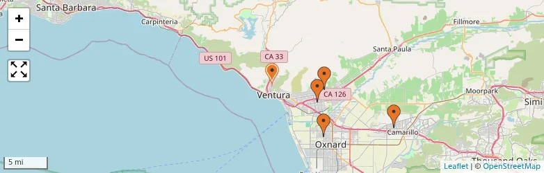 Related schools map