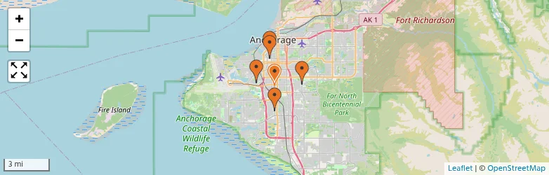 Related schools map