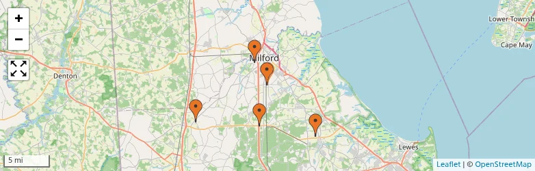 Related schools map