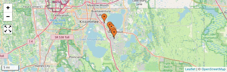 Related schools map