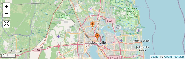 Related schools map