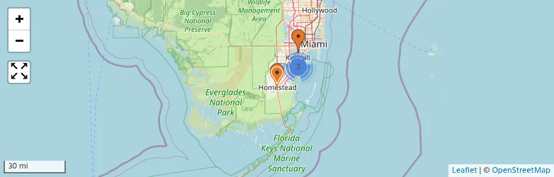Related schools map
