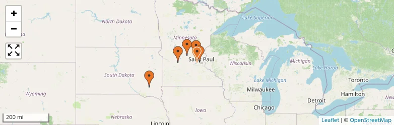 Related schools map