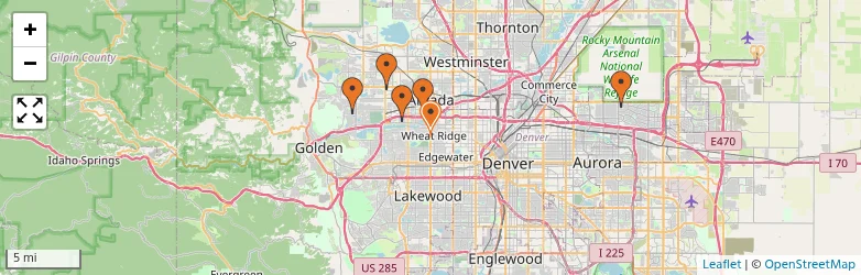 Related schools map