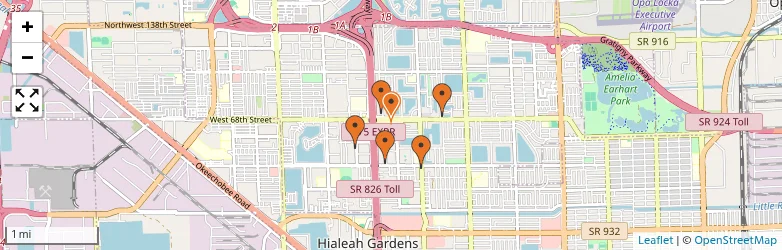 Related schools map