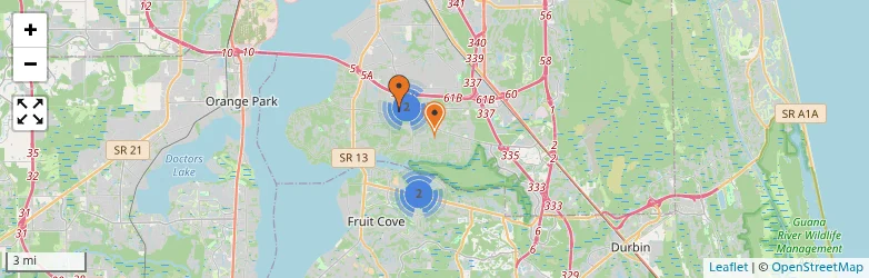 Related schools map