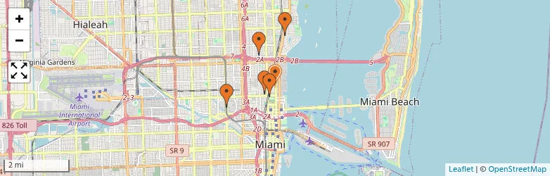 Related schools map
