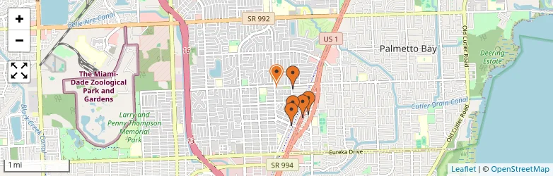 Related schools map