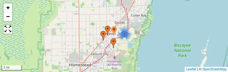 Related schools map