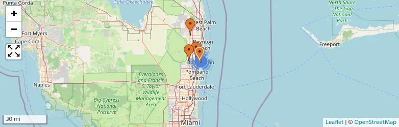 Related schools map
