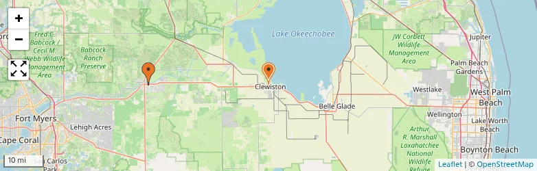 Related schools map
