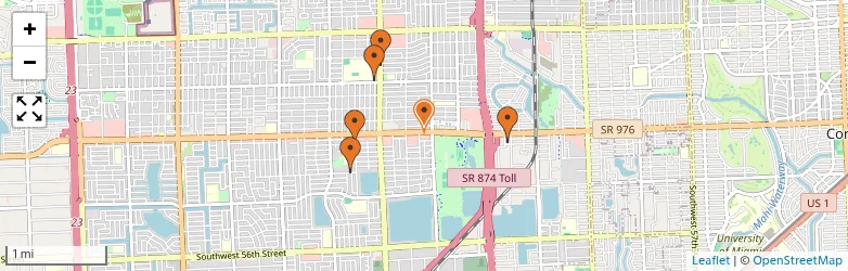 Related schools map