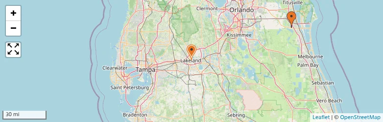 Related schools map