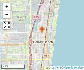 Map of Trinity Evangelical Lutheran Chrch Of Del Ray Bch