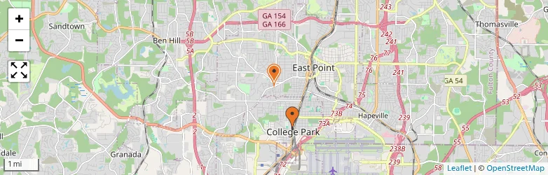 Related schools map