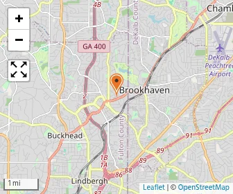 Map of Peachtree Road Lutheran Preschool