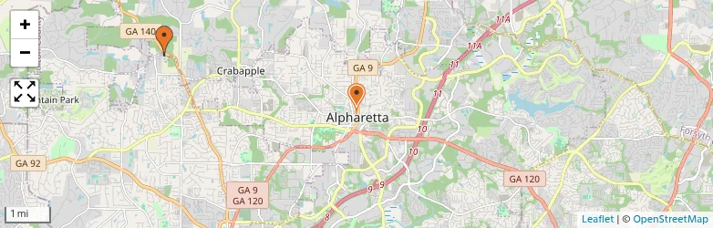 Related schools map