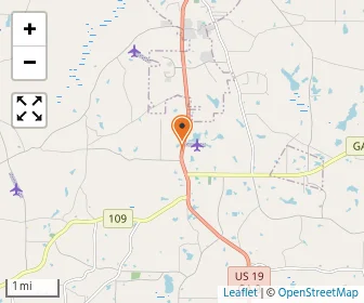 Map of Service Christian School