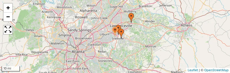 Related schools map