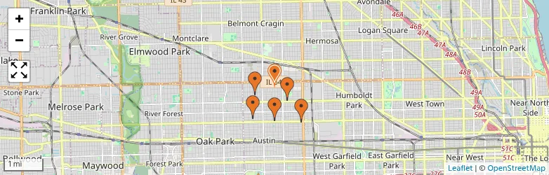 Related schools map