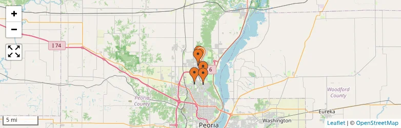Related schools map