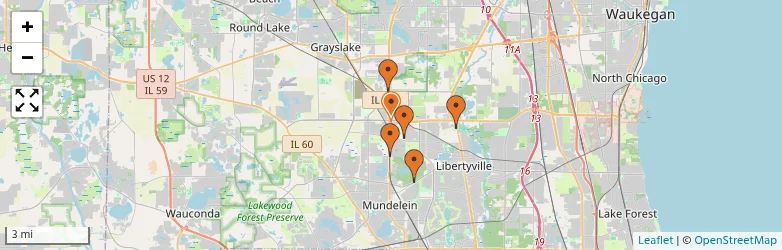 Related schools map