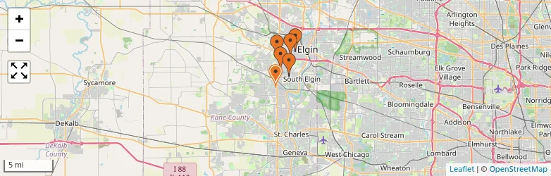 Related schools map