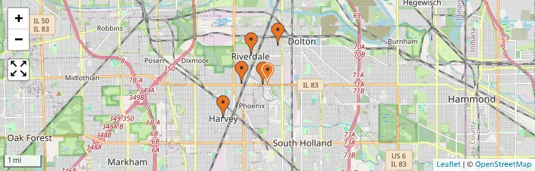 Related schools map