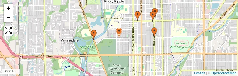 Related schools map
