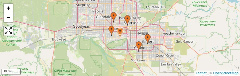 Related schools map