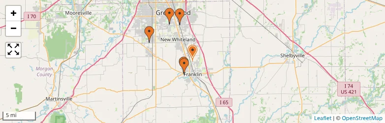 Related schools map