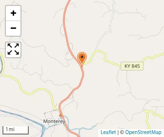 Map of Owenton Amish-mennonite School