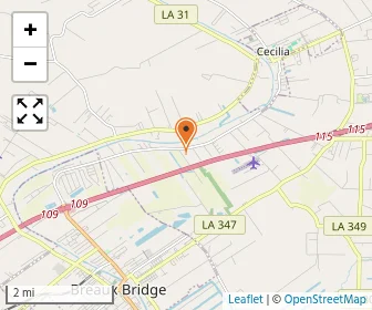 Map of Louisiana Christian School