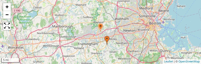 Related schools map