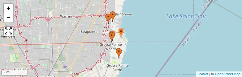 Related schools map