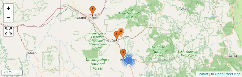 Related schools map