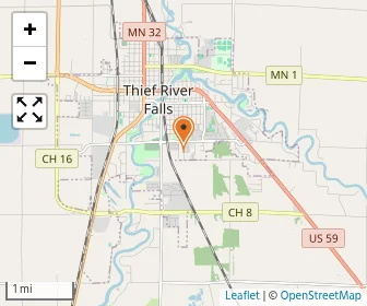 Map of Thief River Adventist Christian School