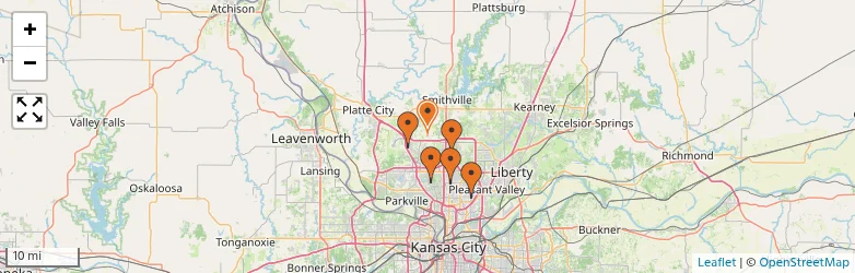 Related schools map