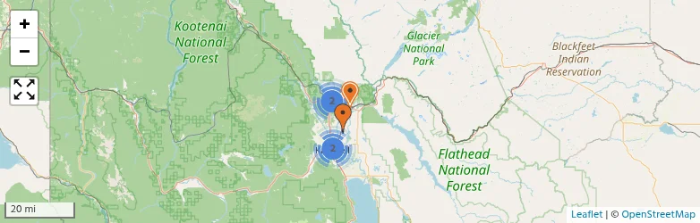 Related schools map