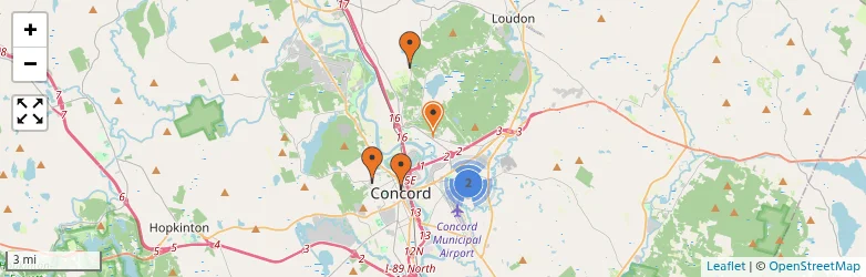 Related schools map