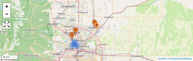 Related schools map