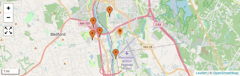 Related schools map