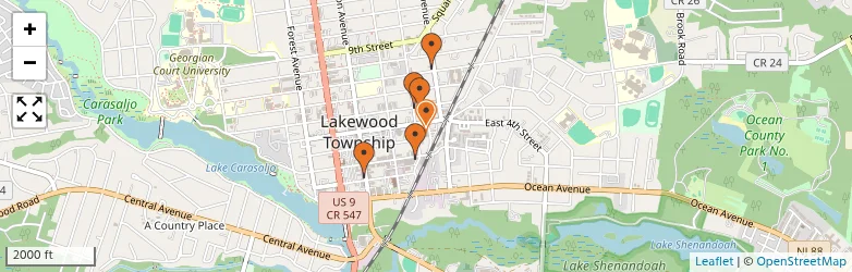 Related schools map